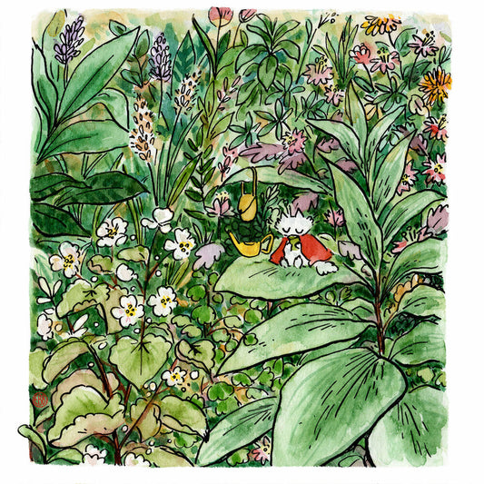 Leaf Pause Small Gardener Print - 2 Sizes Available