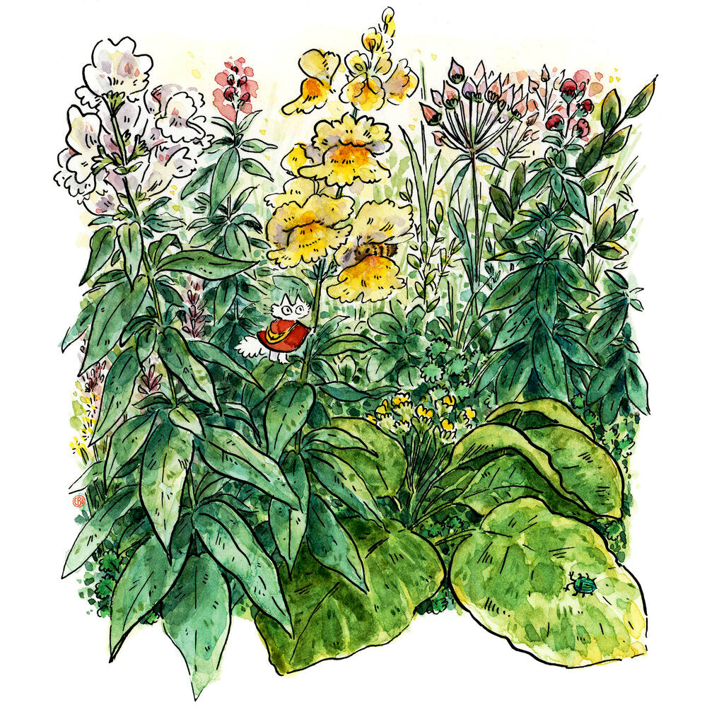 Snapdragon Hideout Small Gardener Print - 2 Sizes Available