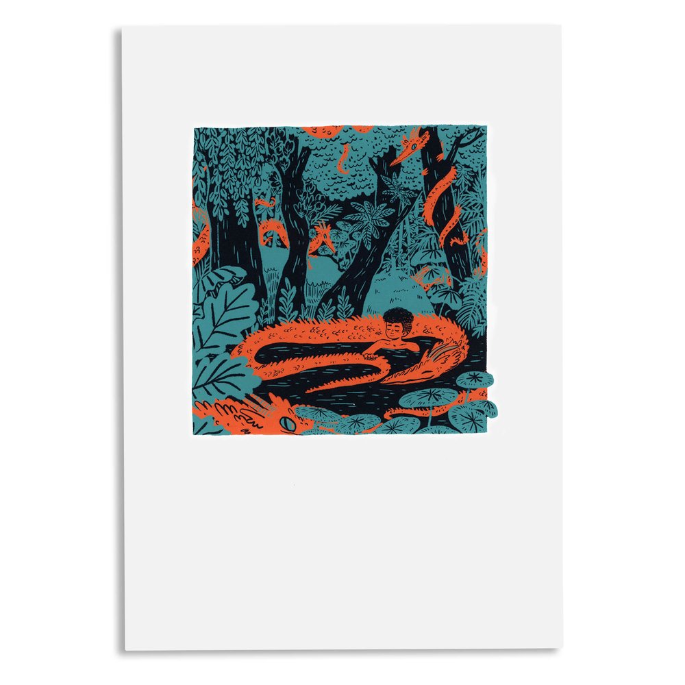 Dragon Forest Print - 2 Sizes Available