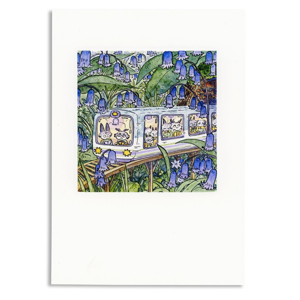 Bluebell Express Print - 2 Sizes Available