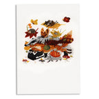 Autumn Critter Parade Print - 2 Sizes Available