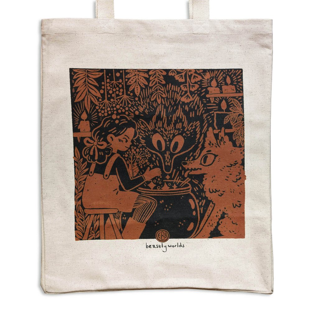 Wolf Potion Tote Bag