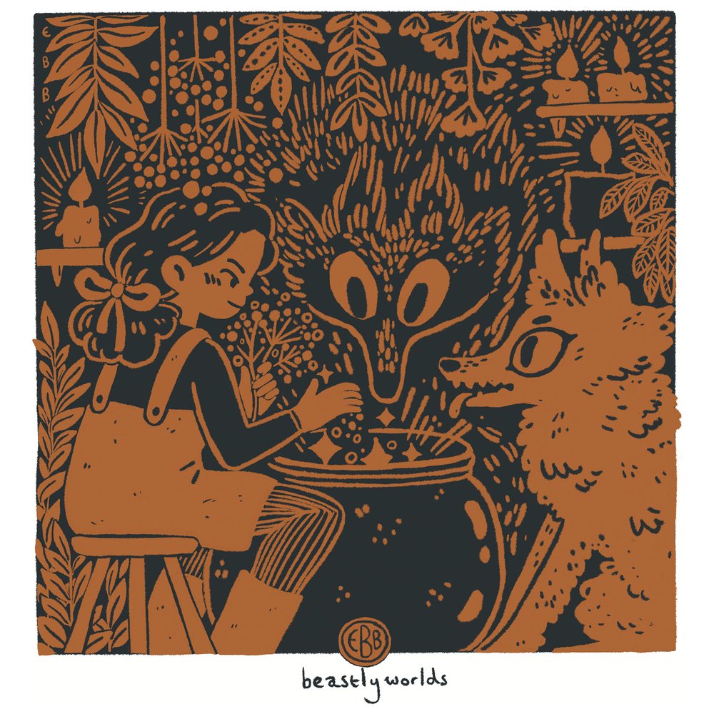 Wolf Potion Tote Bag