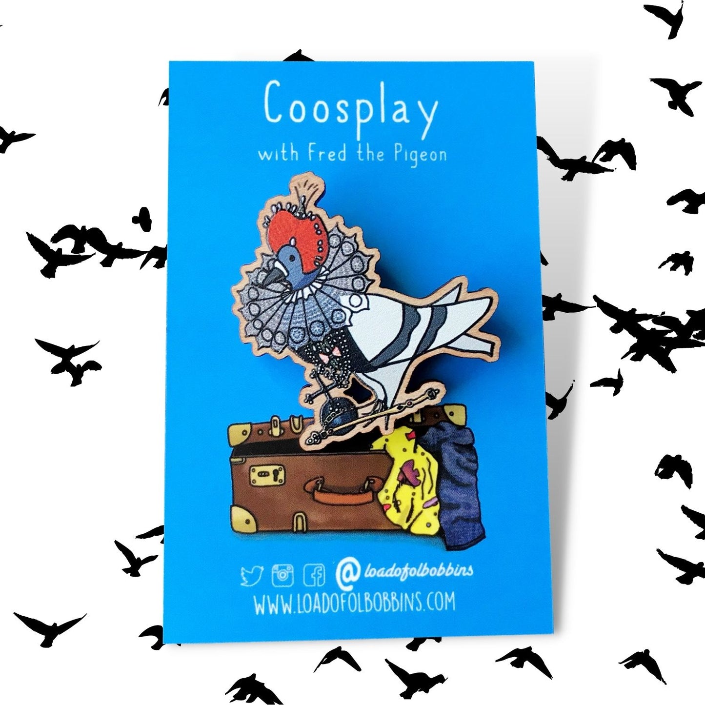 Elizabeth I Coosplay Pigeon Pin