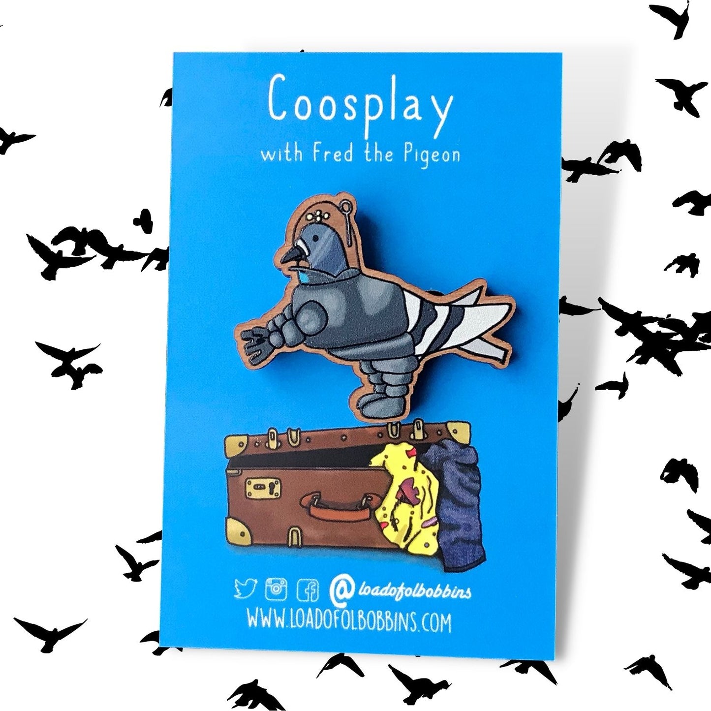 Robot Coosplay Pigeon Pin