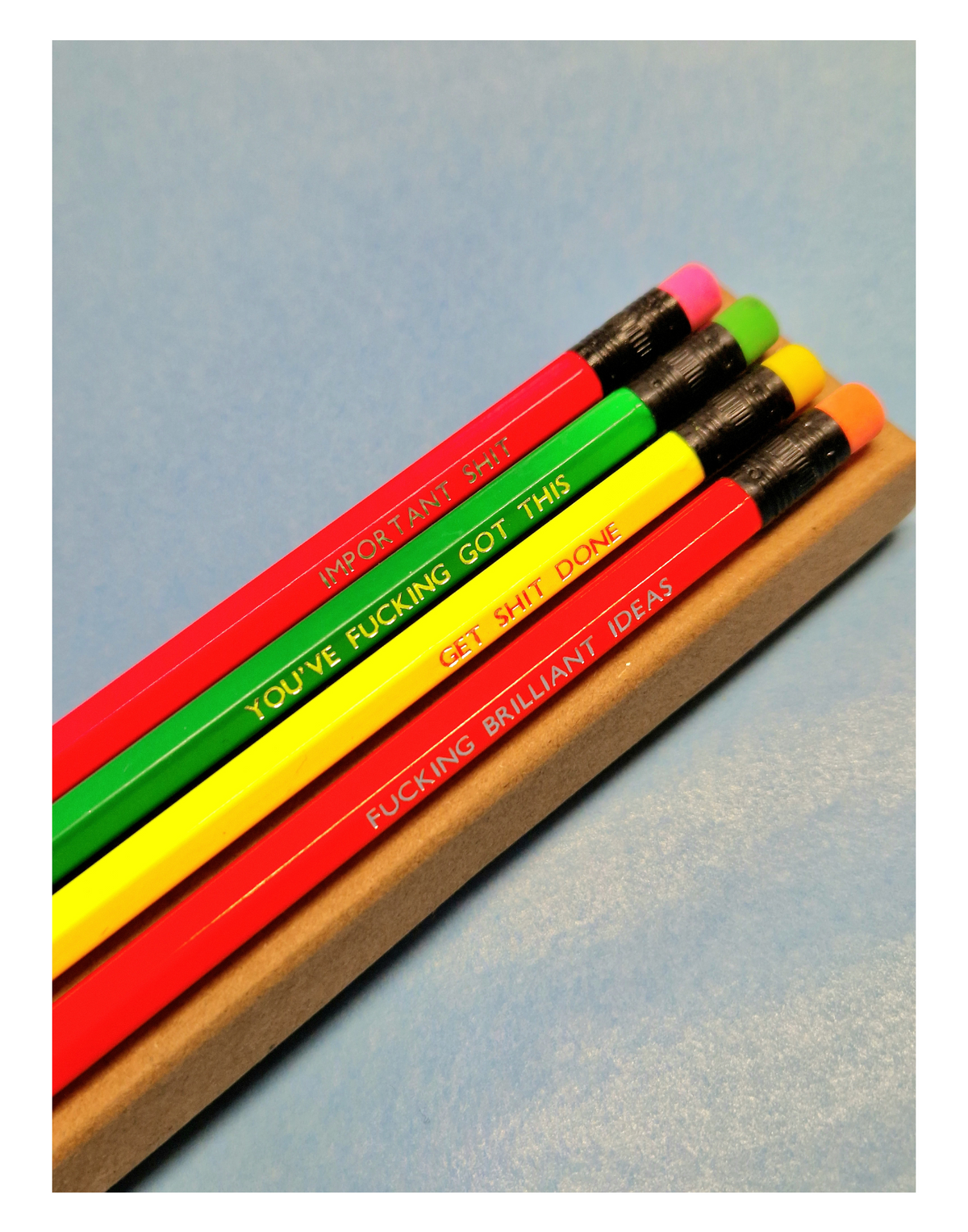 Single Fun Pencils - 24 Sayings Available