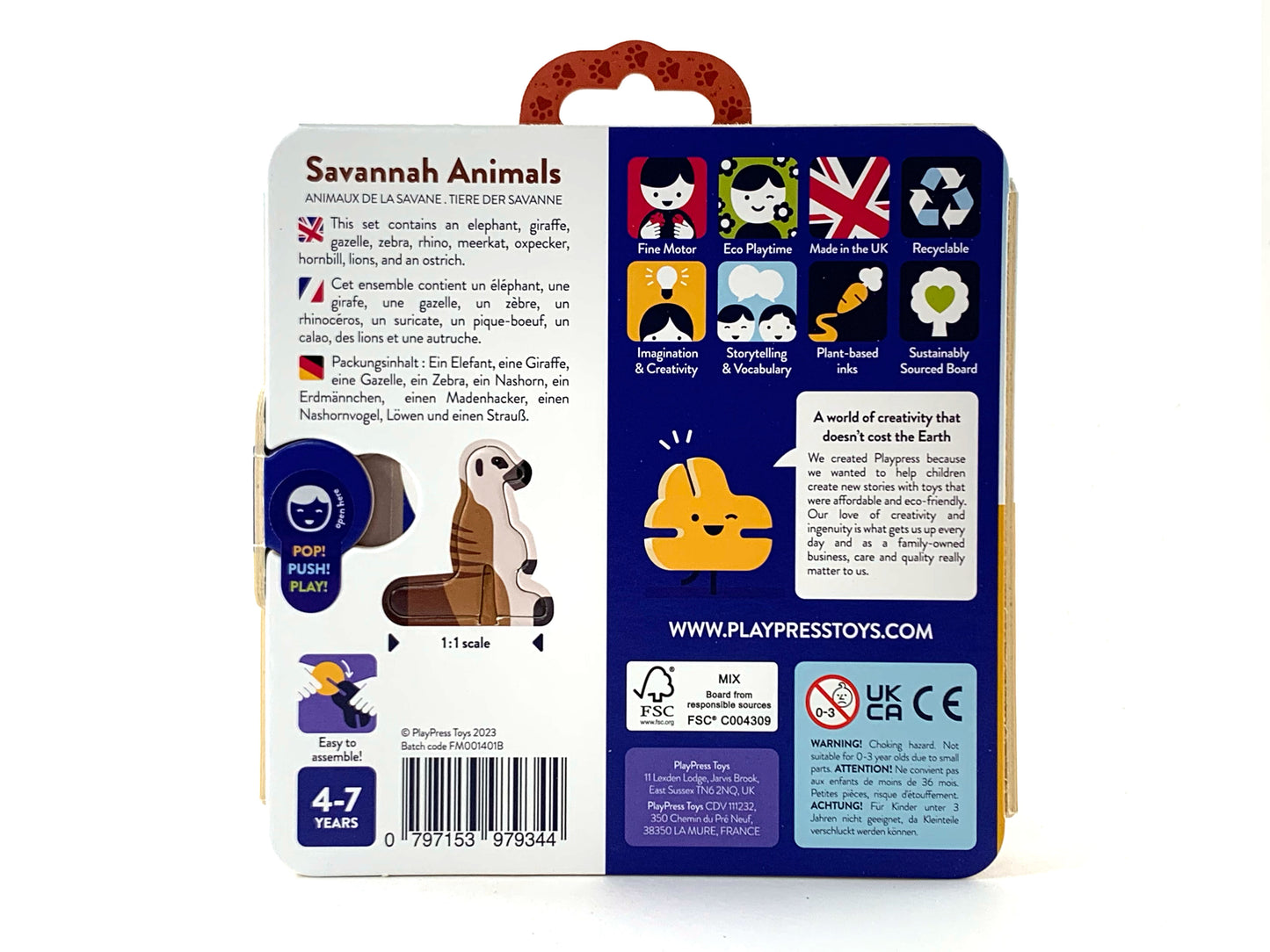 Savannah Animals Playset