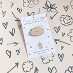 Smiley Cloud Pin Badge
