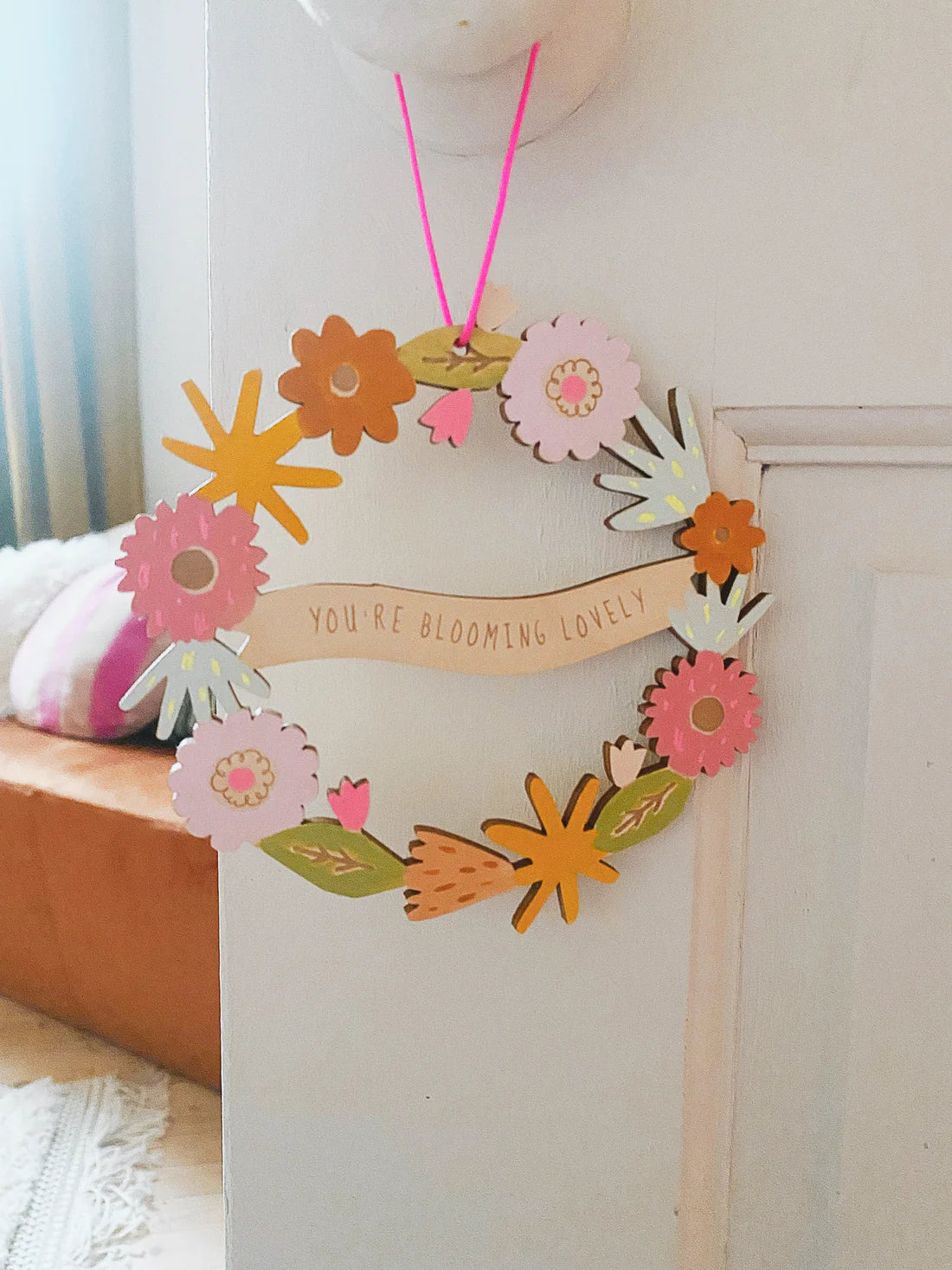 You're Blooming Lovely Floral Wreath