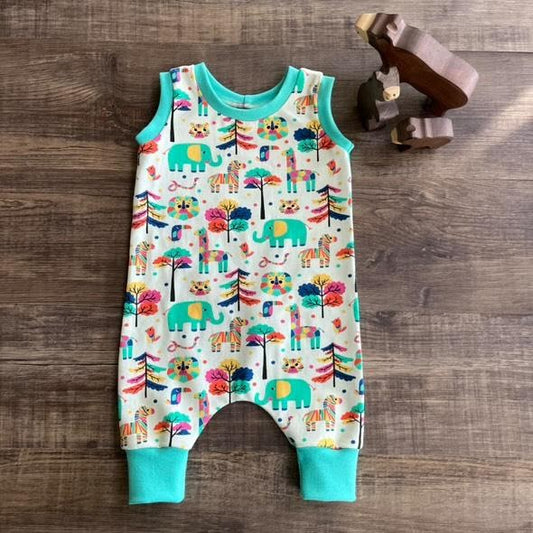 Safari Pull Up Romper