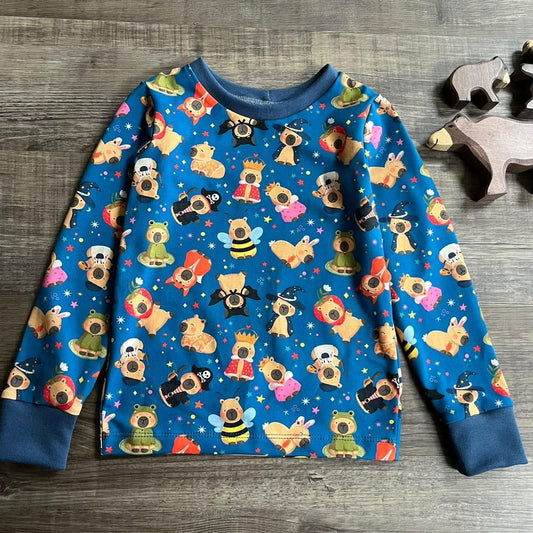 Long Sleeved T-shirt  - Capybara