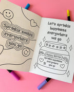 Happiness Affirmations Colouring Book