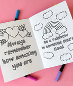 Happiness Affirmations Colouring Book
