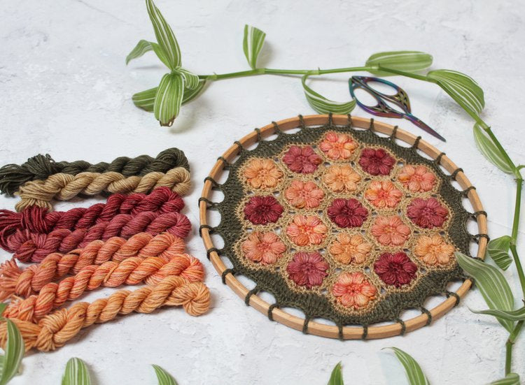 Peach Blossom Mandala Kit