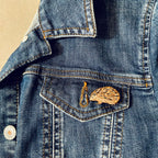 Hedgehog Hand Painted Mini Pin Brooch