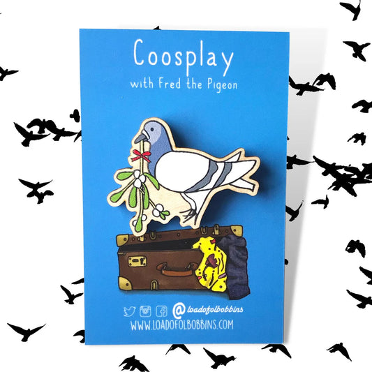 Christmas Coosplay Pigeon Pin - 3 Styles Available