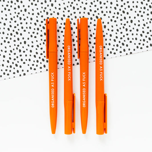 Organised As Fuck Pen