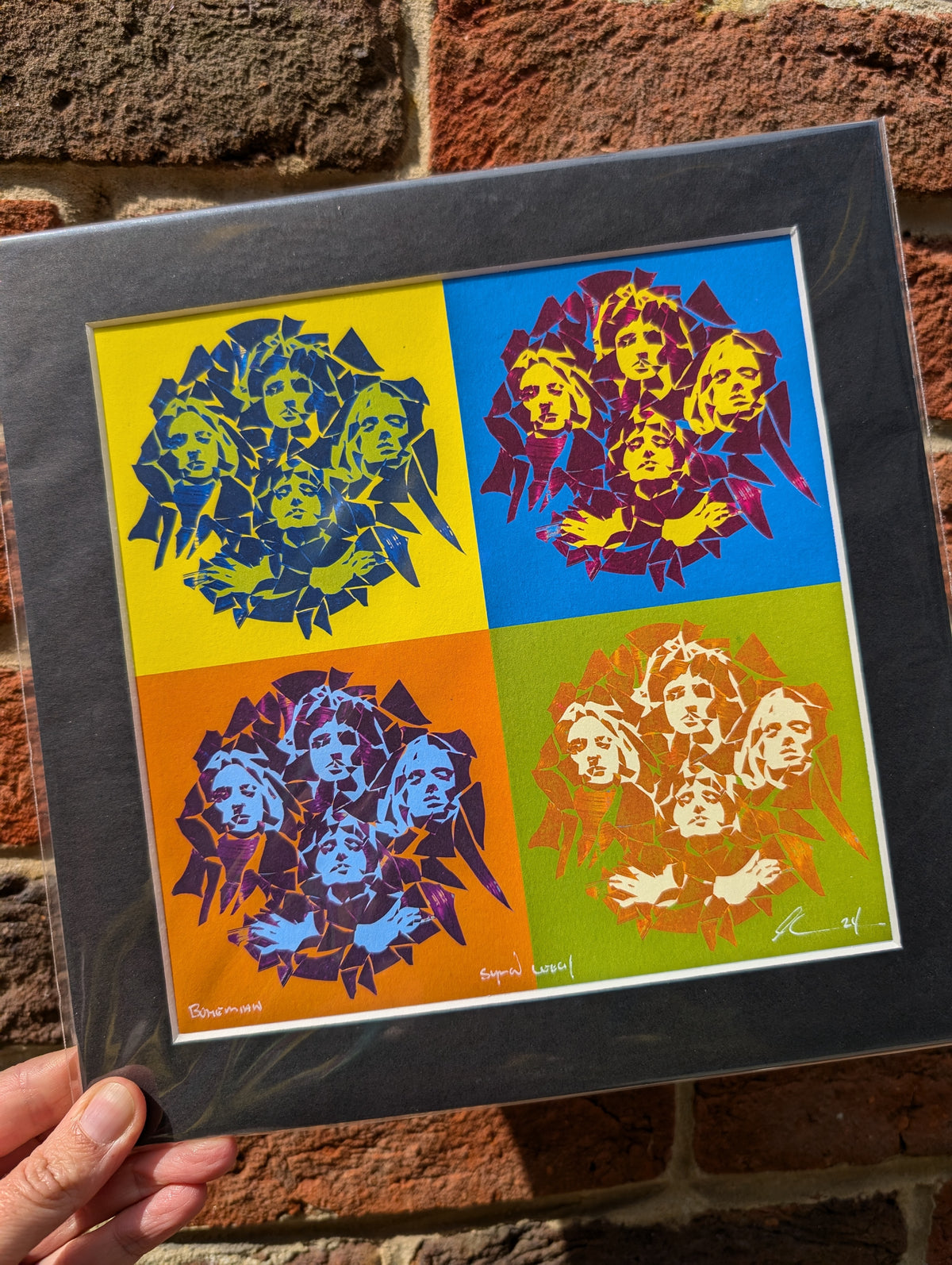 Square Warhol Style Pop Culture Print - 6 Styles Available
