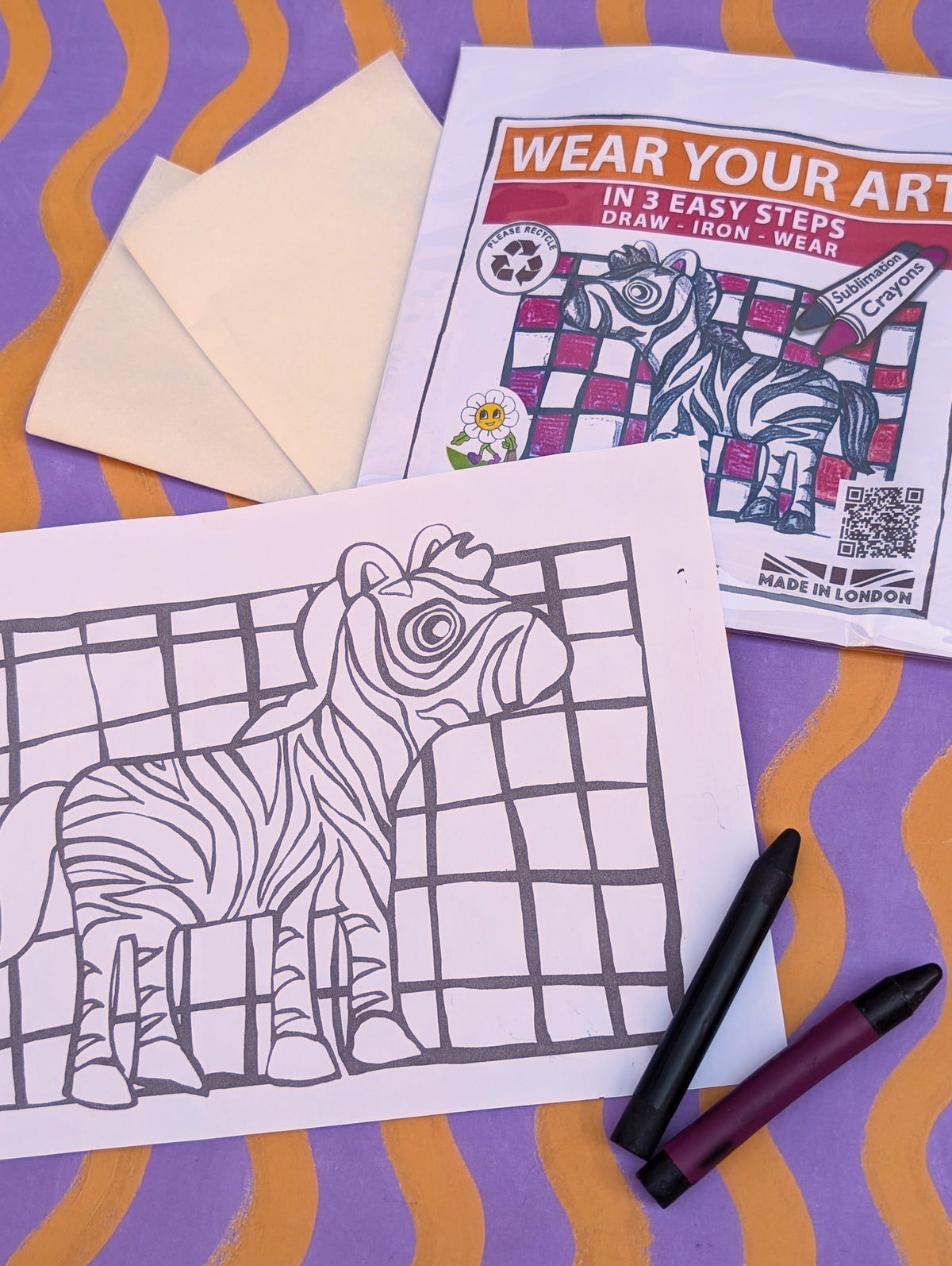 Sublimination Crayon Mini Kit With Tote- 5 designs Available