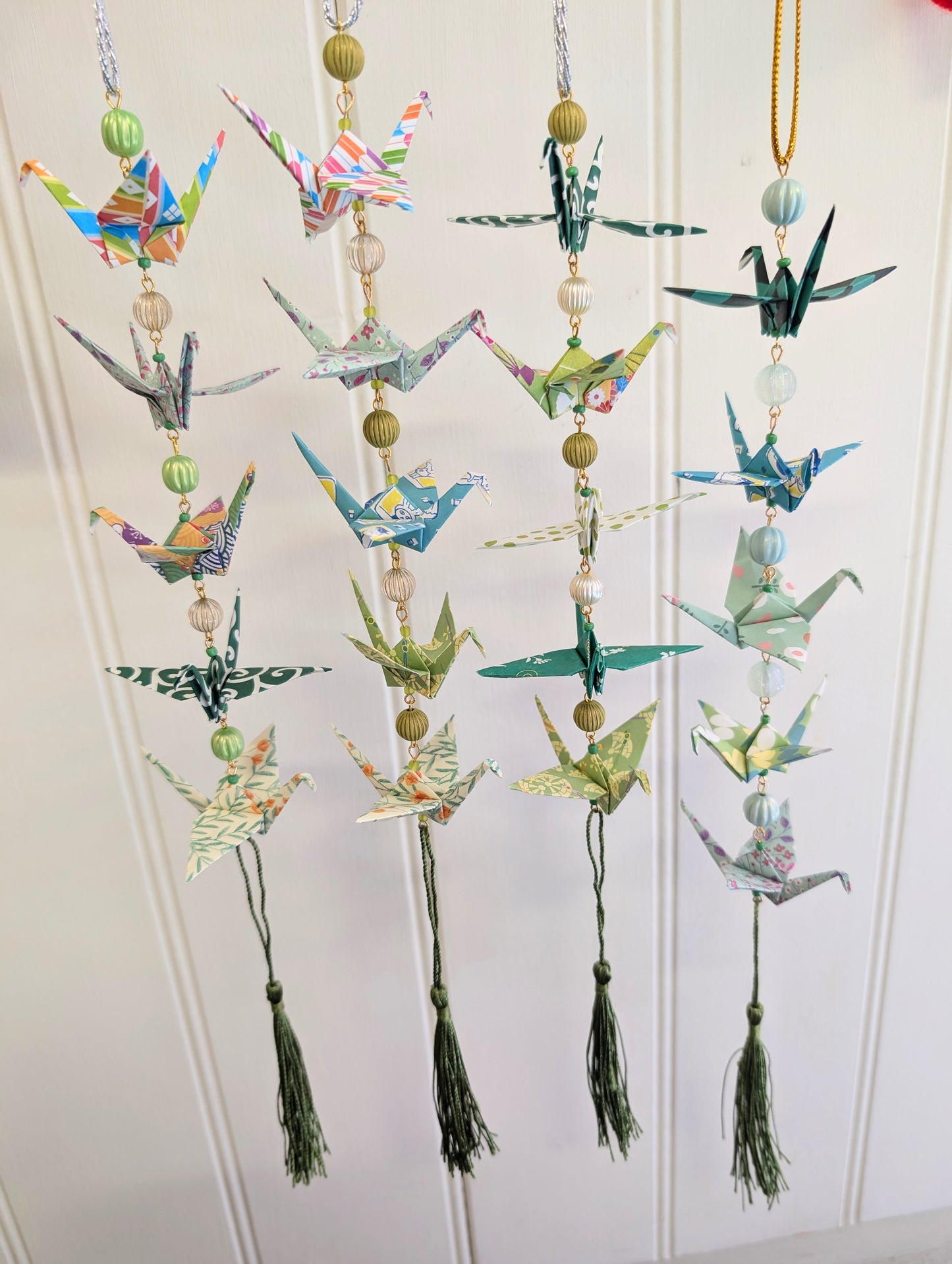 Hanging Origami Cranes