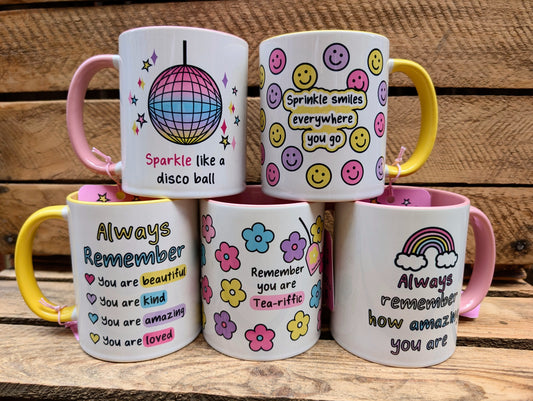 Positive Affirmation Mugs - 5 styles to choose from!