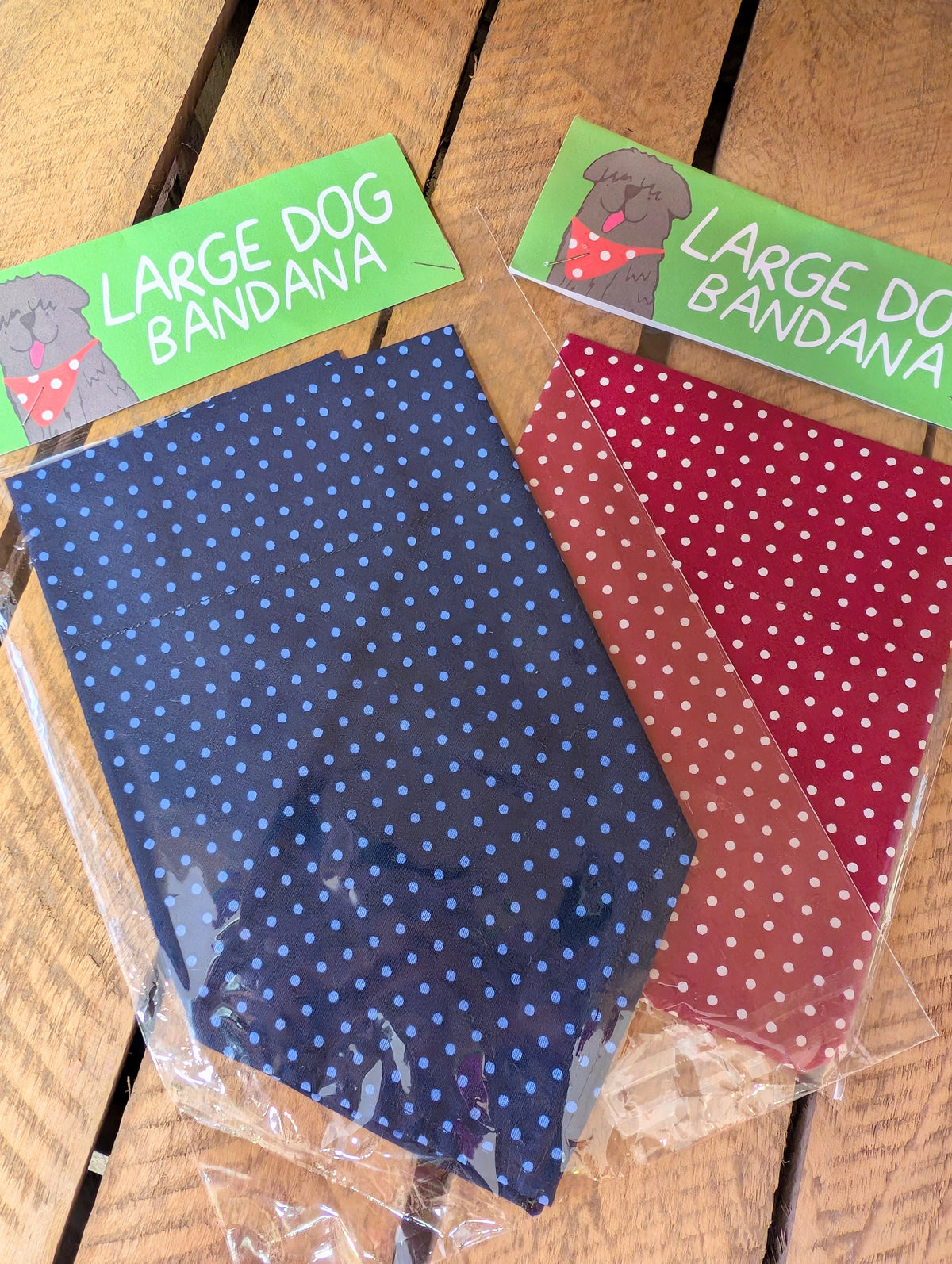 Large Dog Pet Bandana - Multiple Styles Available
