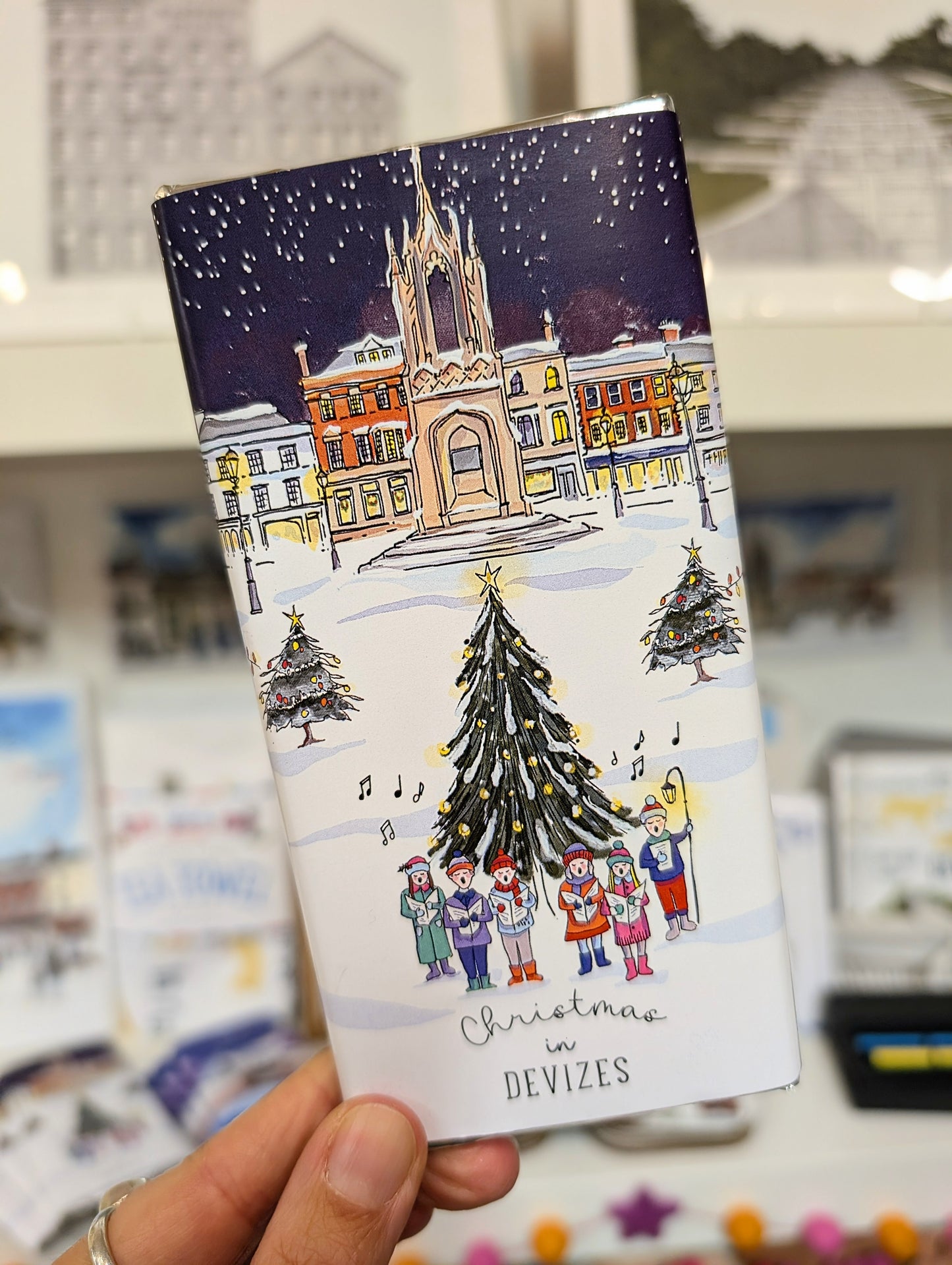 Devizes Christmas Chocolate Bar - Two Styles To Choose From