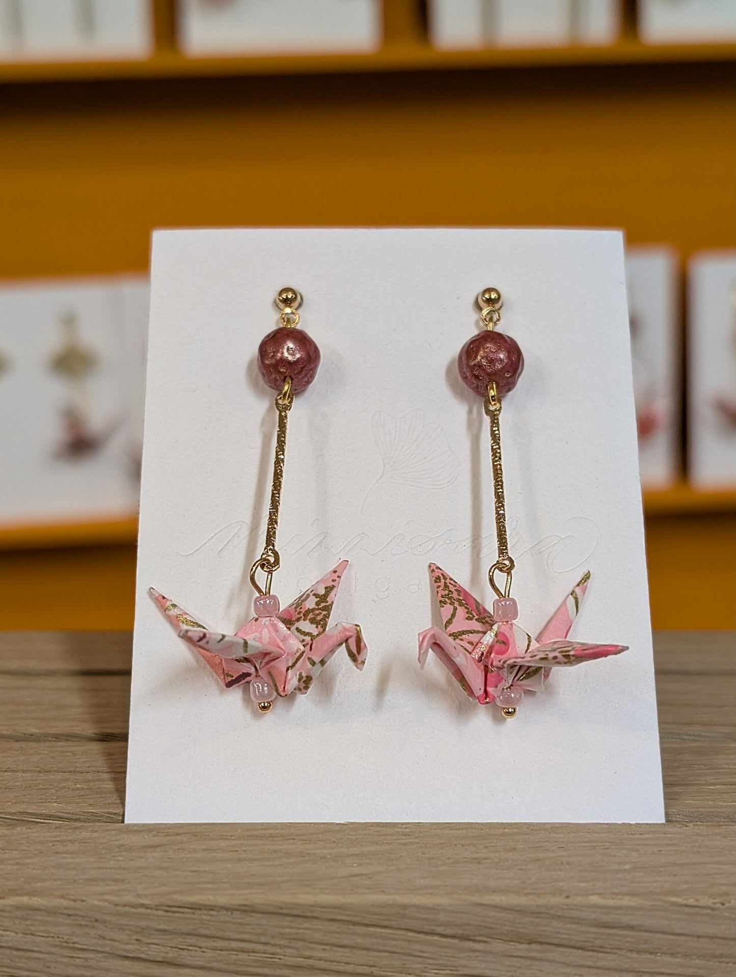 Handmade Origami Crane Earrings - Multiple styles To Choose From