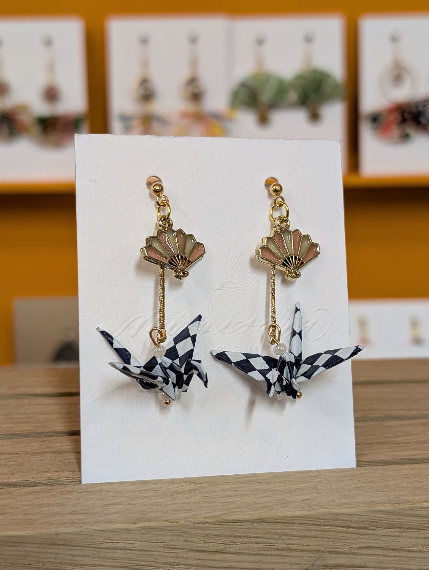 Handmade Origami Crane Earrings - Multiple styles To Choose From