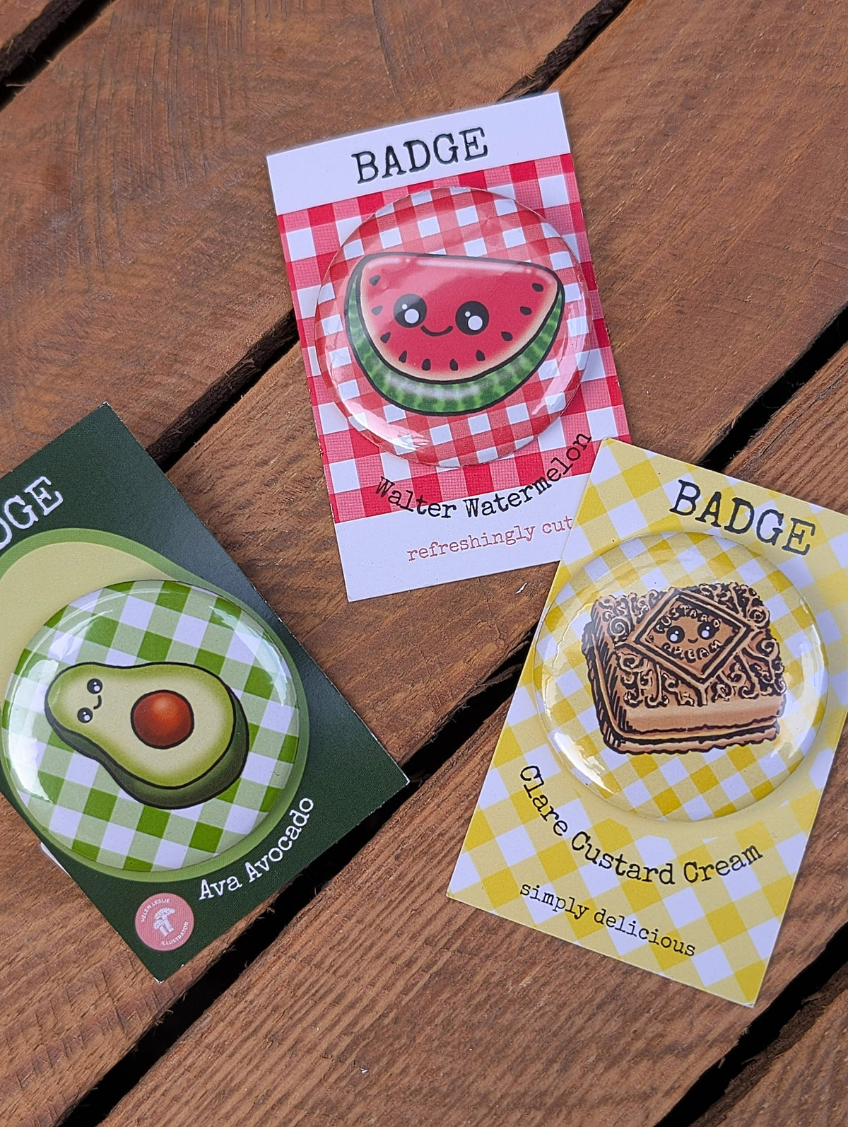 Foodie Badges - 3 designs to choose from
