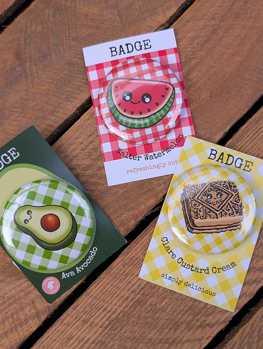 Foodie Badges - 3 designs to choose from