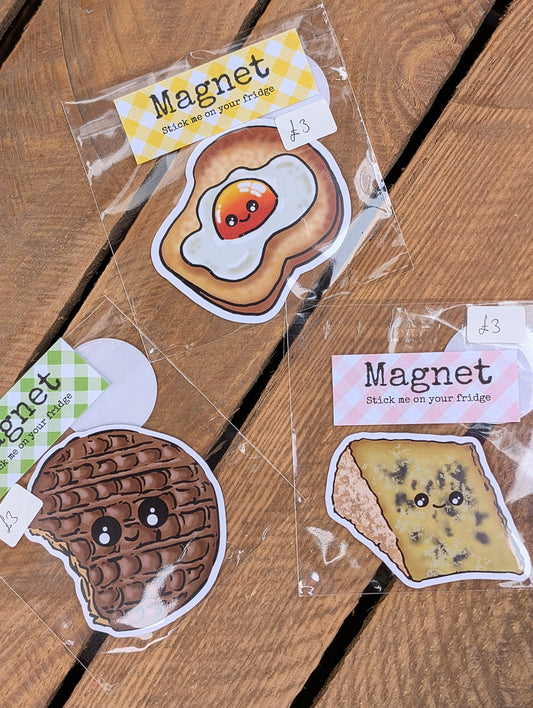 Foodie Friend Magnets - 3 variations to choose from