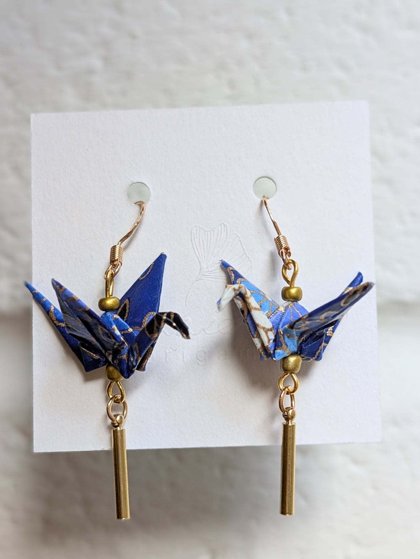 Handmade Origami Crane Earrings - Multiple styles To Choose From