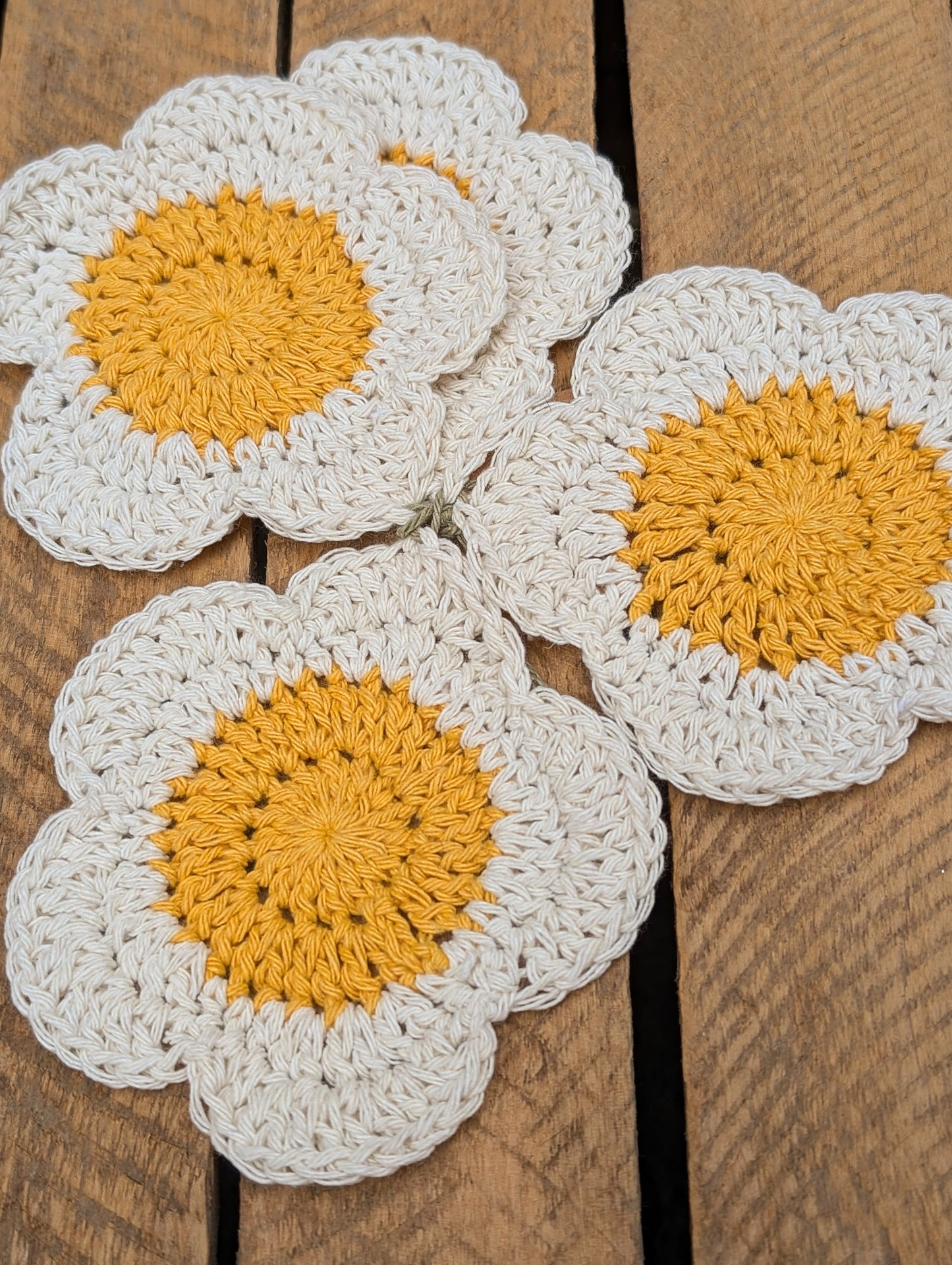 Flower Coasters - Set Of 4