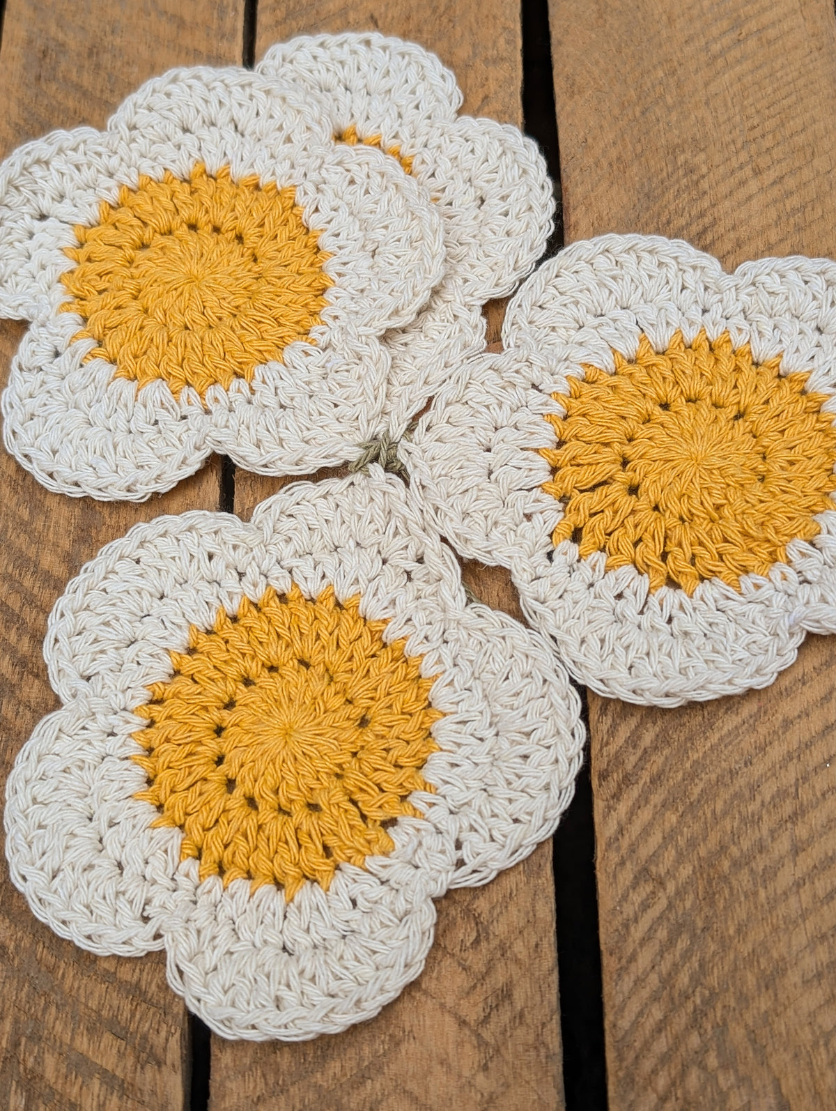 Flower Coasters - Set Of 4