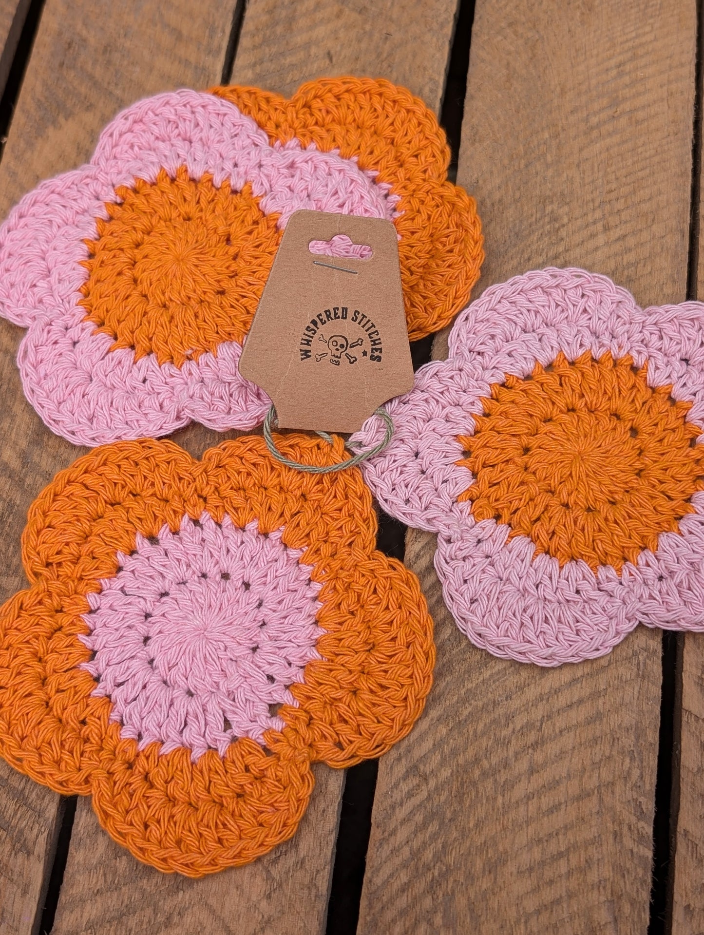 Flower Coasters - Set Of 4