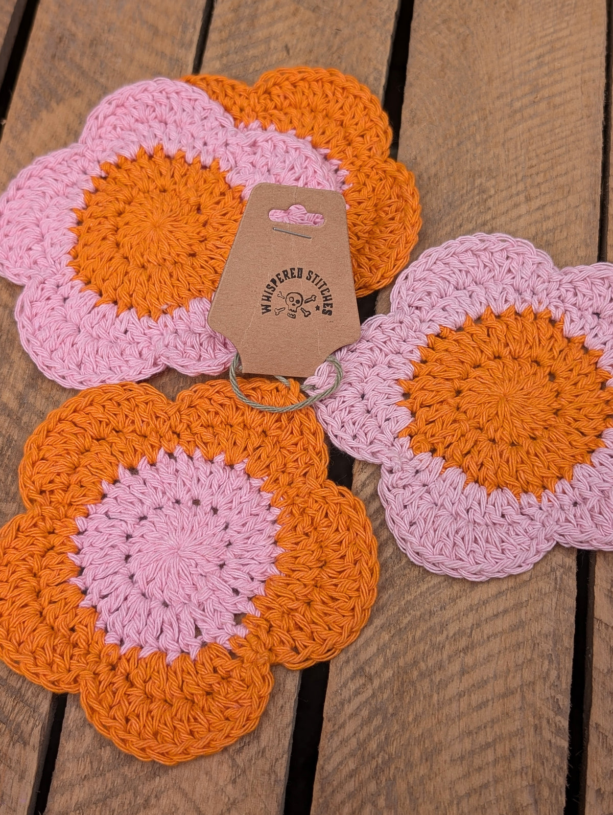 Flower Coasters - Set Of 4