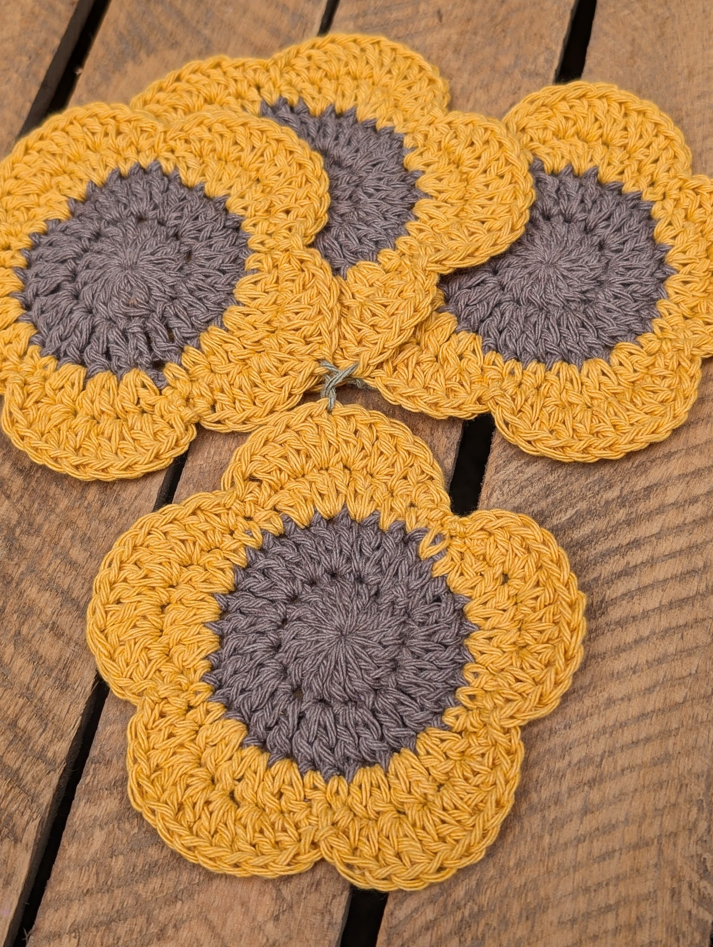 Flower Coasters - Set Of 4