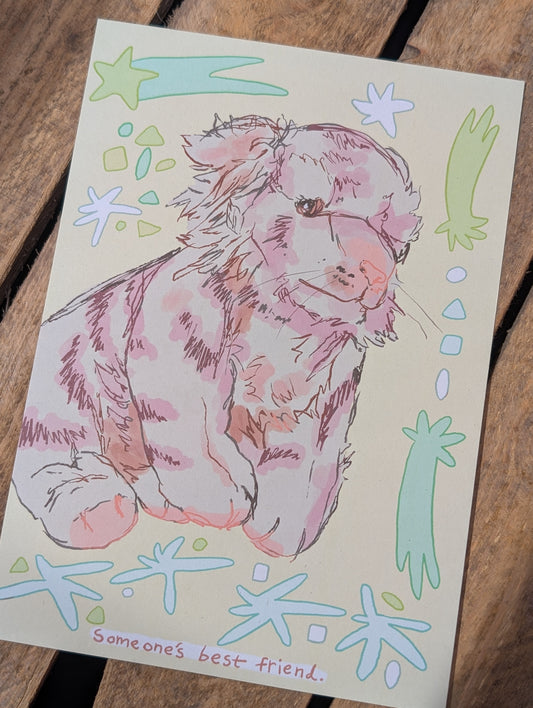 'Someone's Best Friend' A5 Print