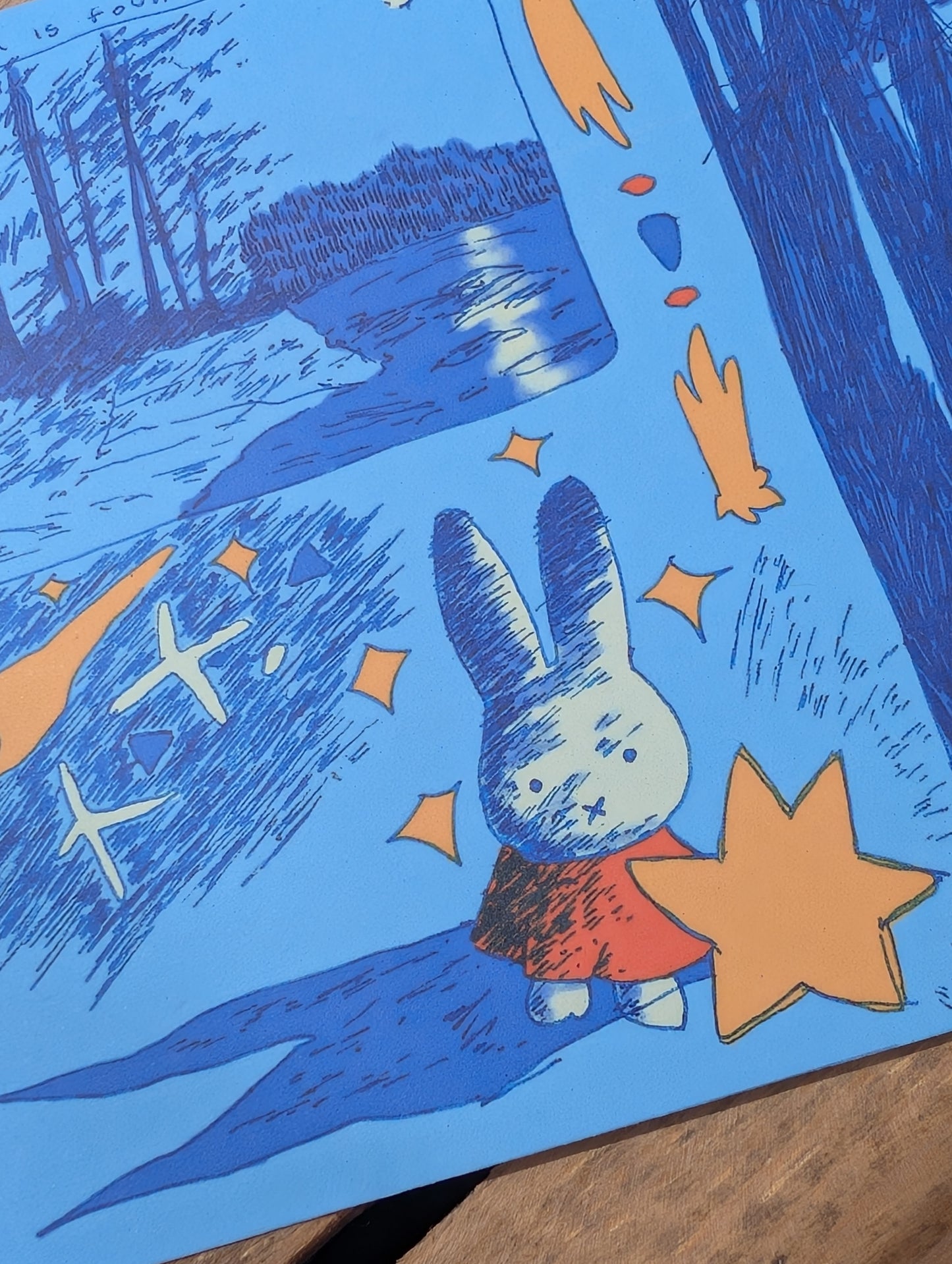 'Miffy Is Lost' A5 Print