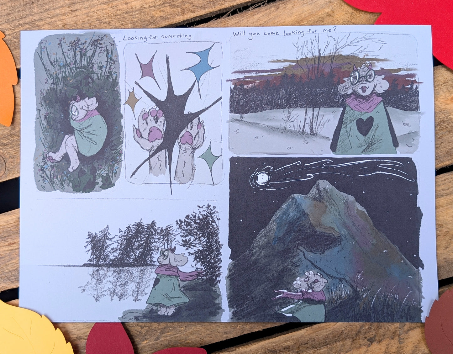 'Will You Come Looking For Me?' A4 Print