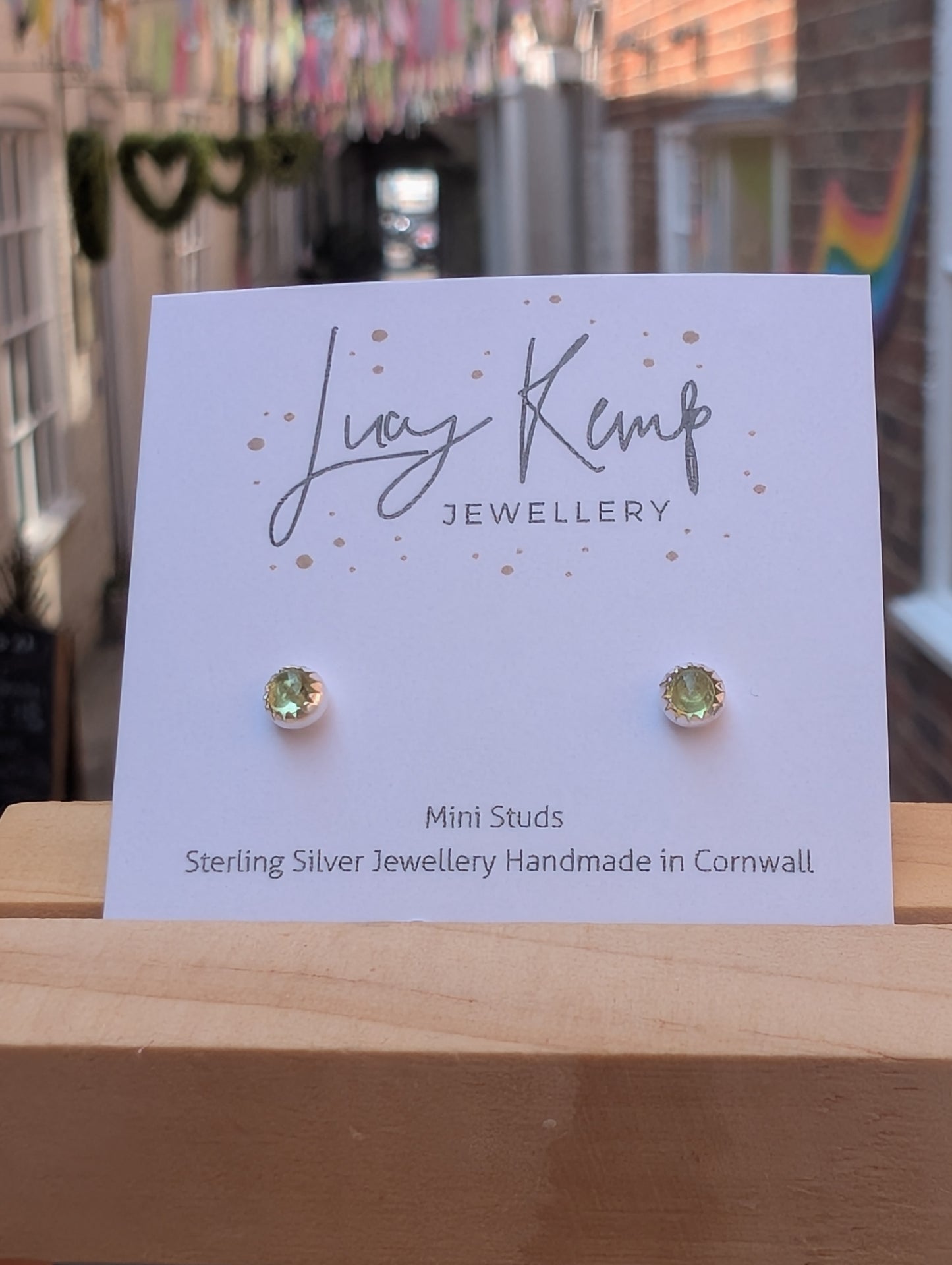 Sterling Silver Gemstone Mini Studs - 6 stones available
