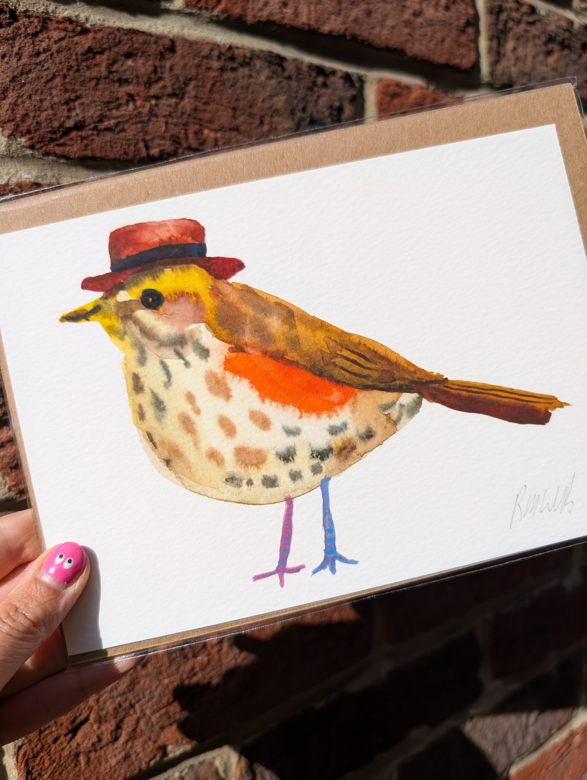Redwing A5 Print