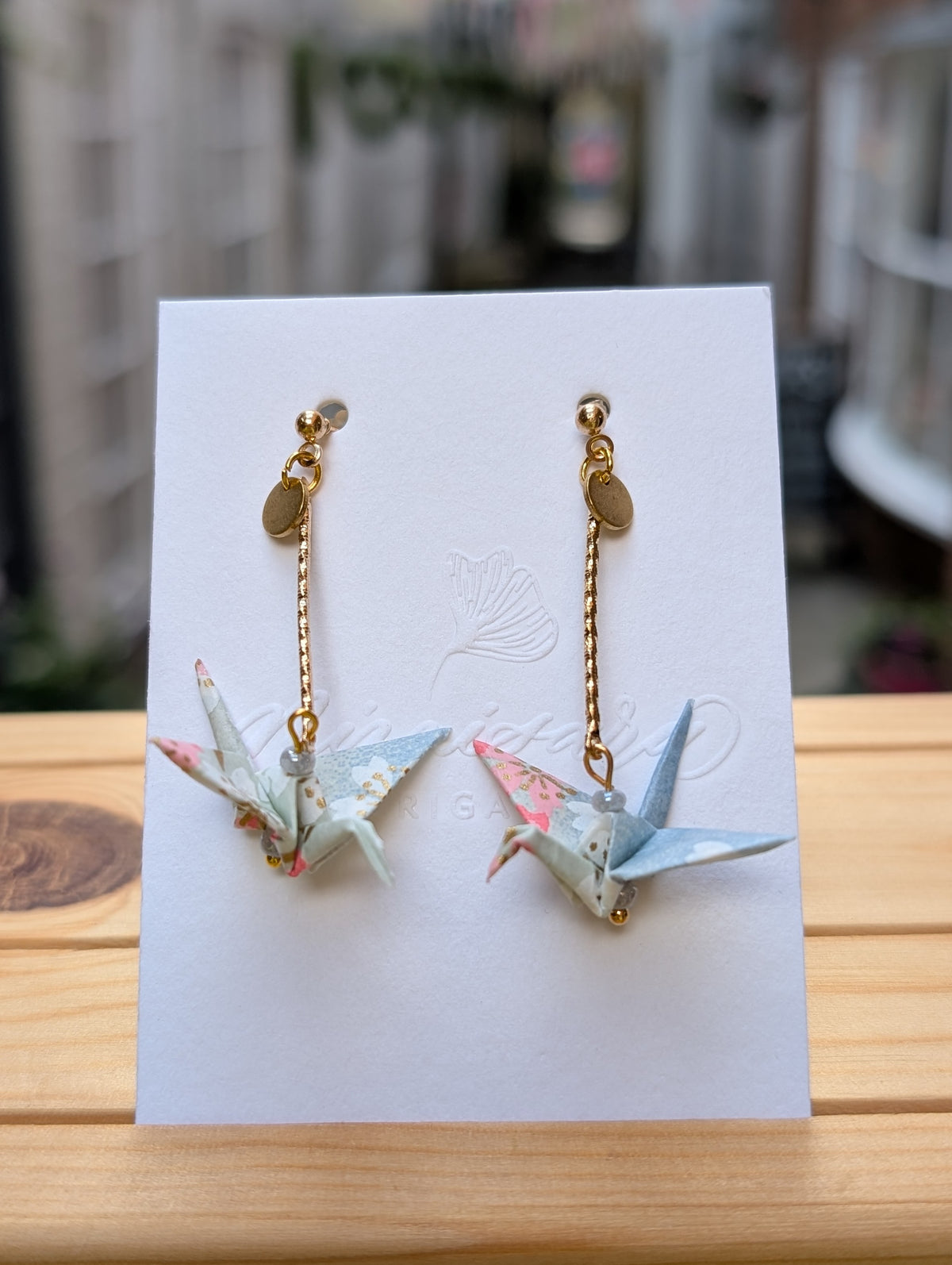 Handmade Origami Crane Earrings - Multiple styles To Choose From