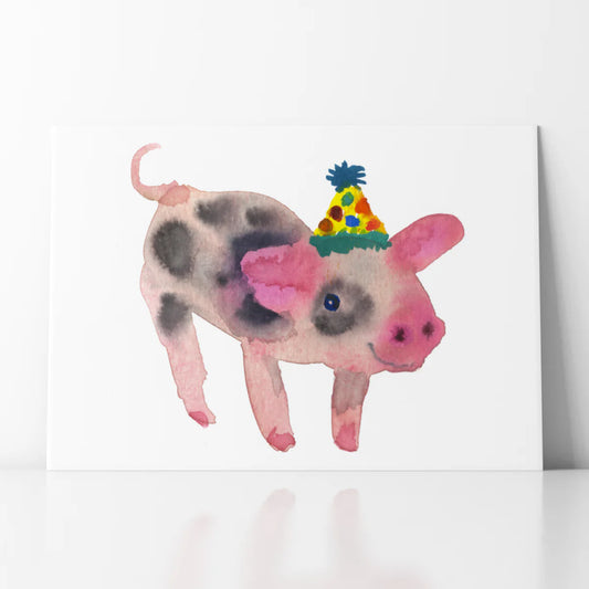 Party Piglet A5 Print
