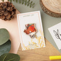 Robin Hood Wooden Pin Badge