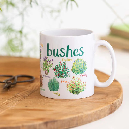 Bushes Ceramic Bird Mug