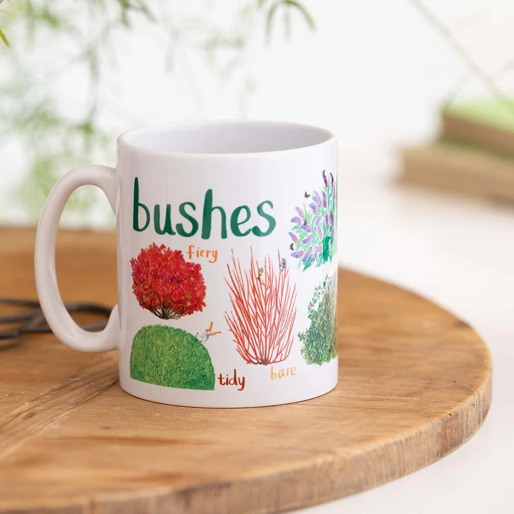 Bushes Ceramic Bird Mug