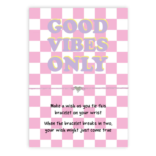 'Good Vibes Only' Wish Bracelet
