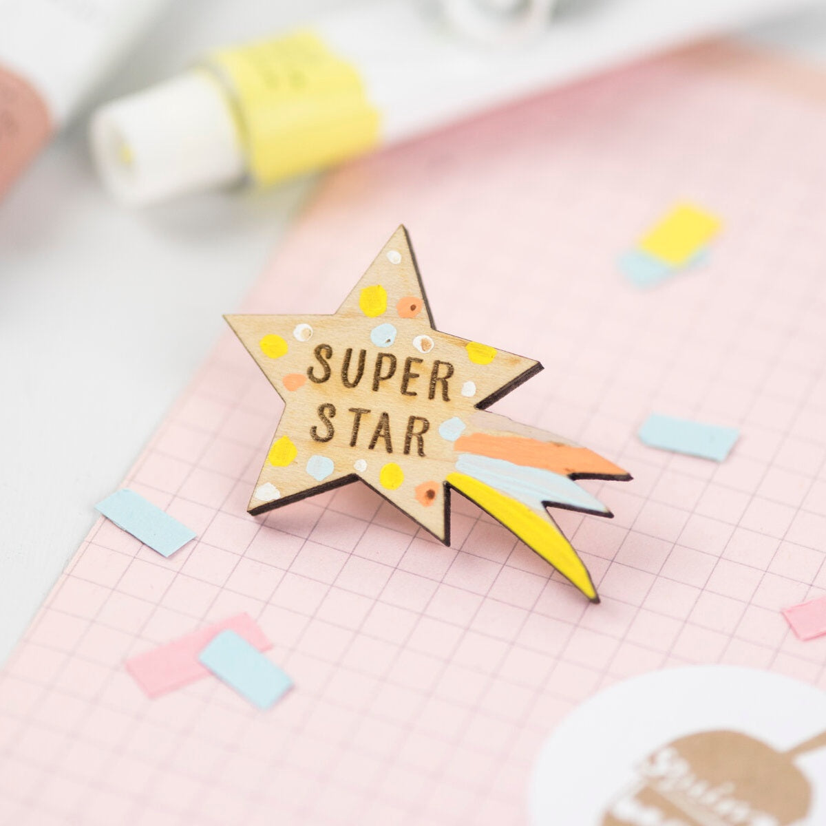 Superstar Pin Badge